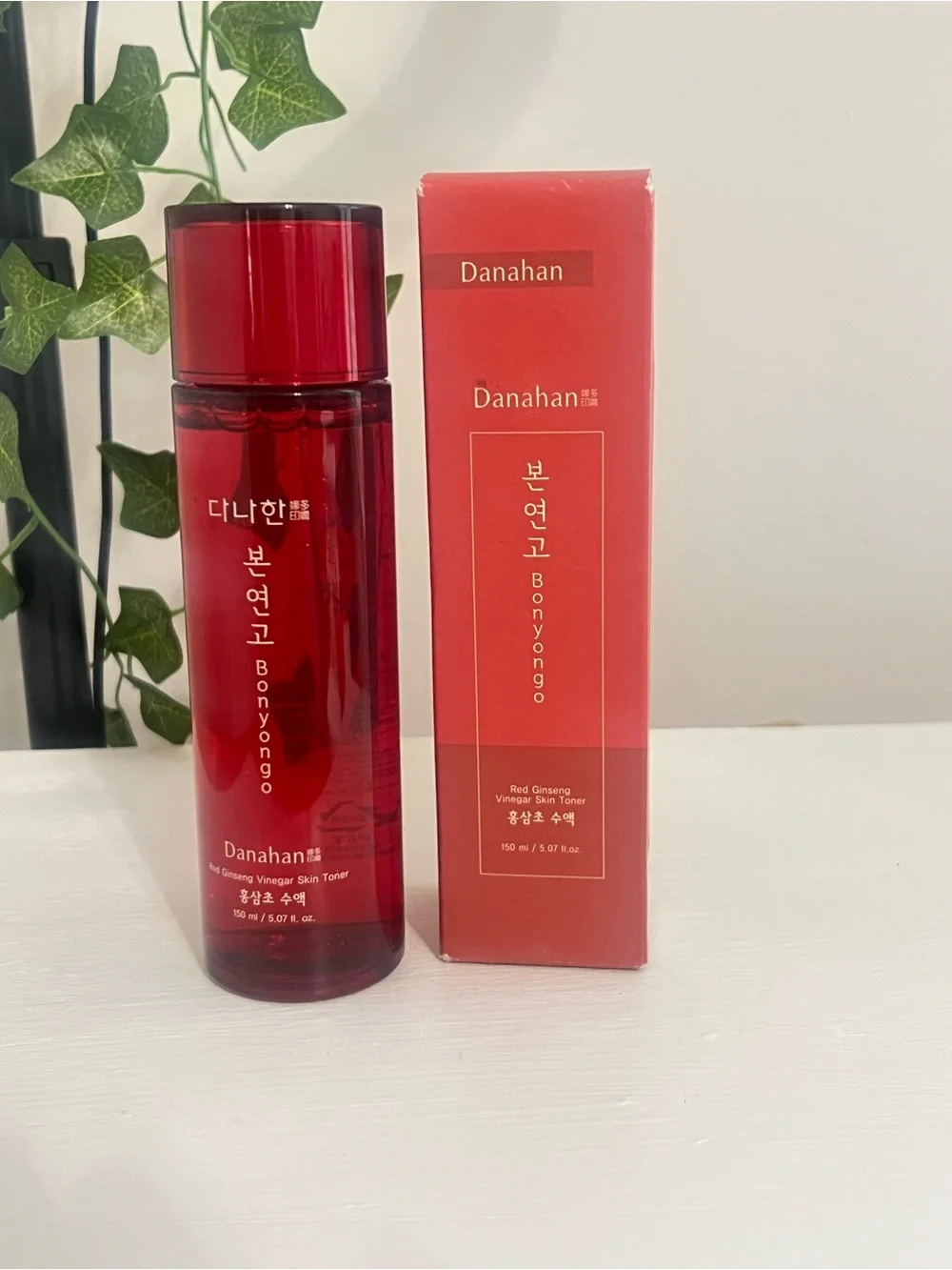NWT Danahan Bonyongo Red Ginseng Vinegar Skin Toner 150ml